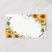 Carte D'accompagnement Carton à feuilleter rustique & Lavander Diaper W2 (Dos)