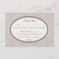 Carton de réponse de mariage à motif harlequin ray