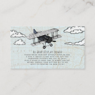 Carte D'accompagnement Carton d'invitation de douche pour exposition d'av