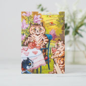 Carte D'accompagnement Cat Garden Party (Debout devant)