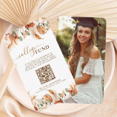 Carte D'accompagnement Catégorie de 2025 Graduation College Fund QR Code