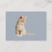 Carte D'accompagnement Célébrations d'hiver dans la neige, avec Kittens (Dos)