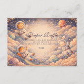Carte D'accompagnement Celestial Astronaut Neutral Space Diapper Raffle  (Devant)