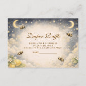 Carte D'accompagnement Celestial Honey Bee Baby Shower Diapper Raffle (Devant)