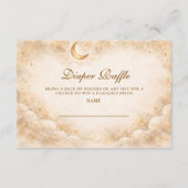 Carte D'accompagnement Celestial Ivory Gold Diapper Raffle (Devant)