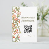 Carte D'accompagnement Centre d'information du site Web du Mariage de cod (Debout devant)