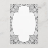 Carte D'accompagnement Céramique gris dentelle (Dos)