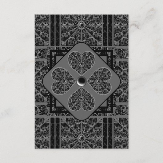 Carte D'accompagnement Céramique noir (Devant)