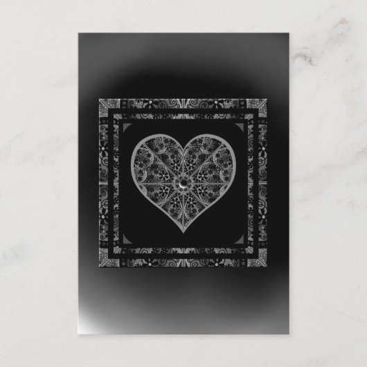 Carte D'accompagnement Céramique noir (Devant)