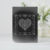 Carte D'accompagnement Céramique noir (Debout devant)