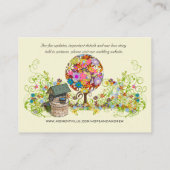 Carte D'accompagnement Cercle de Forêt Magique de l'Amour Mariage d'arbre (Dos)