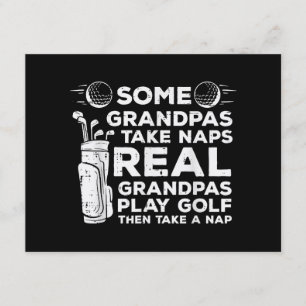Carte D'accompagnement Certains papas prennent des siestes Véritable jeu 