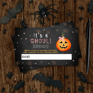 Carte D'accompagnement C'est A Ghoul ! Baby shower d'Halloween petit Citr