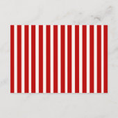 Carte D'accompagnement C'est Amore ! Red Italian RSVP (Dos)