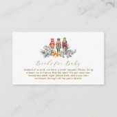 Carte D'accompagnement C'est froid dehors Nutcracker Livres Baby Shower (Devant)