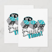 Carte D'accompagnement C'est l'heure de Bunco ! (Devant / Derrière)