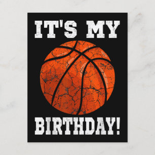 Carte D'accompagnement C'est mon anniversaire Basketball Lover cadeau Ret
