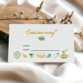 Carte D'accompagnement C'est plus rustique italien Devinez combien