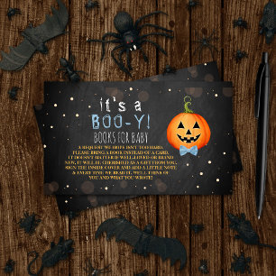 Carte D'accompagnement C'est un boo-y ! Baby shower d'Halloween petit Cit