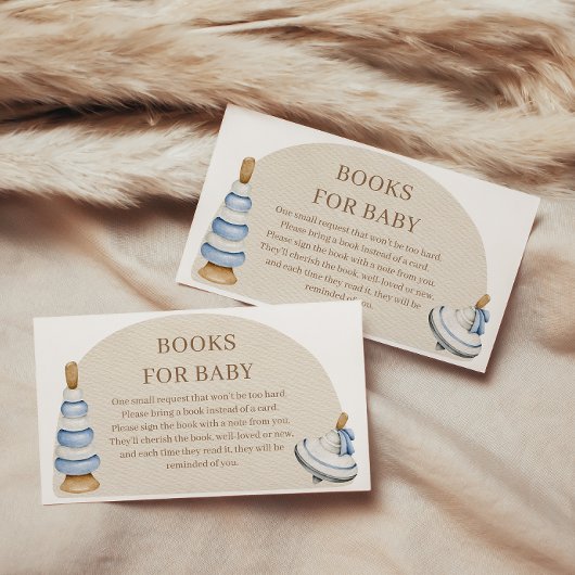 Carte D'accompagnement C'est un Boy Boho Blocks and Toys Books For Baby