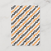 Carte D'accompagnement "C'est un garçon" Baby shower Citrouille d'Hallowe (Dos)