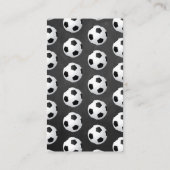 Carte D'accompagnement C'est un garçon ! Baby shower de soccer coed Raffl (Dos)