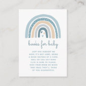 Carte D'accompagnement C'est un garçon Boho Rainbow Books pour bébé (Devant)