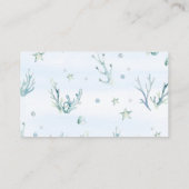 Carte D'accompagnement C'est un garçon sous la mer Déchets Ticket (Dos)