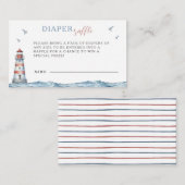 Carte D'accompagnement C'est un petit bonbon d'aquarelle Nautique (Devant / Derrière)