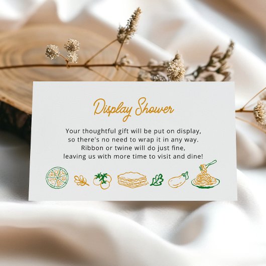 Carte D'accompagnement C'est une douche à écran italien plus rustique