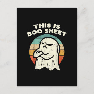 Carte D'accompagnement C'est une feuille de fantôme Boo