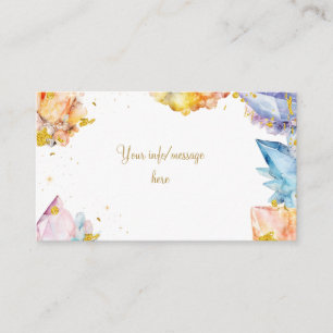 Carte D'accompagnement C'est une Gem Birthday Crystals Girl'aquarelle