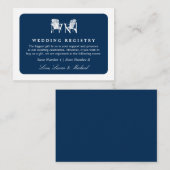 Carte D'accompagnement Chaises Adirondack | Registre des cadeaux de maria (Devant / Derrière)