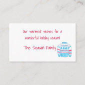 Carte D'accompagnement Chaleurest Wishes customizable photo card (Dos)