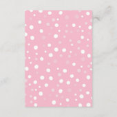 Carte D'accompagnement Chalkboard Baby C'est froid hors de la couche Raff (Dos)