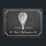 Carte D'accompagnement Chalkboard Hot Air Balloon Collection Mariage<br><div class="desc">La Chalkboard Hot Air Balloon Collection Mariage - Cartes Détail.</div>