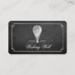 Carte D'accompagnement Chalkboard Hot Air Balloon Collection Mariage<br><div class="desc">La Chalkboard Hot Air Balloon Collection Mariage - Wishing Well Cards.</div>