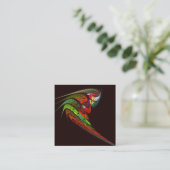 Carte D'accompagnement Chameleon Art Abstrait (Debout devant)