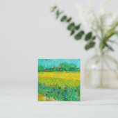 Carte D'accompagnement Champ Van Gogh avec Irises près d'Arles (Debout devant)