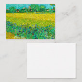 Carte D'accompagnement Champ Van Gogh avec Irises près d'Arles (Devant / Derrière)