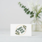 Carte D'accompagnement Champagne & Wreath, Billet de la fête de la Saint- (Debout devant)