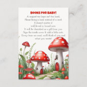 Carte D'accompagnement Champignons Rouges Books Books Pour Bébé (Devant)
