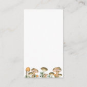 Carte D'accompagnement Champignons tomber forêt - livres pour bébé (Dos)