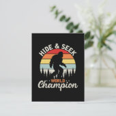 Carte D'accompagnement Champion du Monde de Cache-Cache Sasquatch (Debout devant)