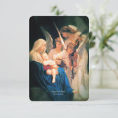 Carte D'accompagnement Chant d'anges avec la prière de la mère (Debout devant)