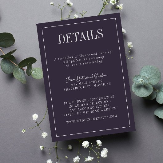 Carte D'accompagnement Charlotte | Couleurs courbes | Détails