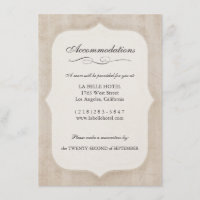 Charme Ancien Crème Enveloppe de Mariage Monogramm