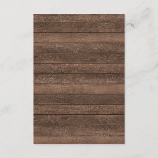 Carte D'accompagnement Charme rustique Mason Jar String Réception (Dos)