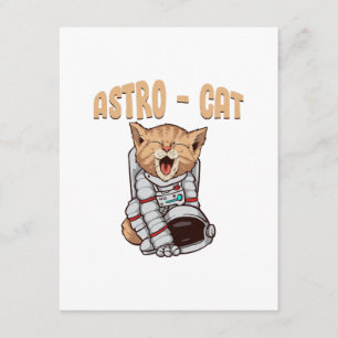 Carte D'accompagnement Chat Astro