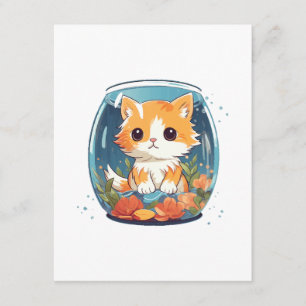 Carte D'accompagnement Chat coupable